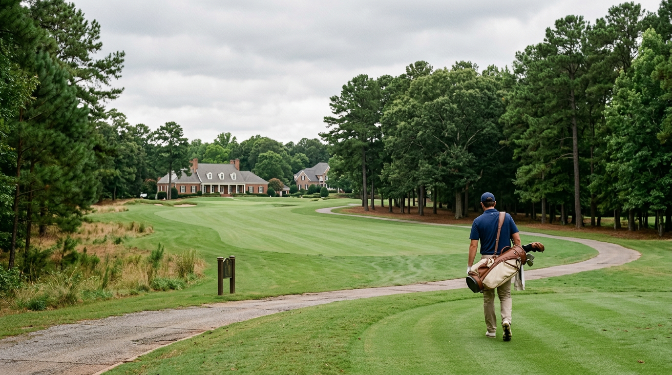 Editorial photograph for "Reading the Dan Maples Course Routing at Providence Country Club" — Providence Country Club, South Charlotte